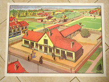 Affiche scolaire MDI recto verso  les points cardinaux  plan de l'école