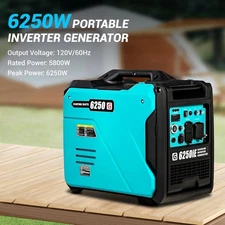Outdoor Portable Power Generator Ultra Silent Inverter Generator 2550/3000/6250w