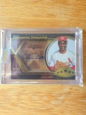 2025 Topps Five Star - Pentamerous Penmanship Ozzie Smith #PP-OS /25 (AU)