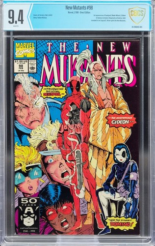 New Mutants #98 (1991) CBCS 9.4 NM 1st Appearance of Deadpool