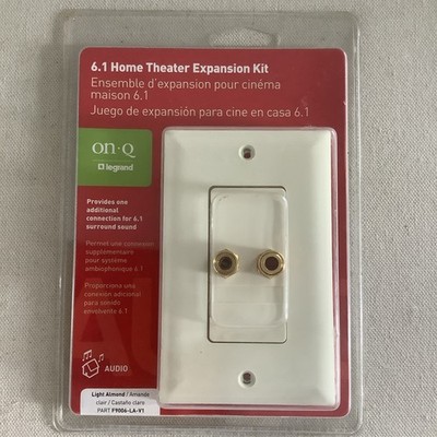 On-Q Legrand Home Theater Single Speaker Expansion Kit F9006-LA-V1 light almond