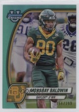 2024 Bowman U Chrome Aqua Refractor 156/299 Monaray Baldwin #163 1u6