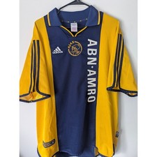 Ajax 2000-01 Away Jersey XL Vintage Adidas Soccer Shirt Holland