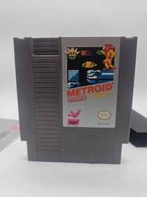 Metroid (Nintendo NES) Authentic, Cleaned/Tested Game With manual - CLEAN!