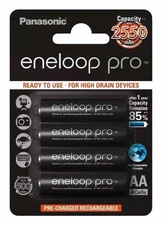 4 x Eneloop Pro Battery BK-3HCCE AA LR06 1.2V 2500mAh NiMH 4 Blister Must Have