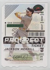 2024 Panini Prospect Edition Ticket Stub 2/3 Jackson Merrill #27 05bx