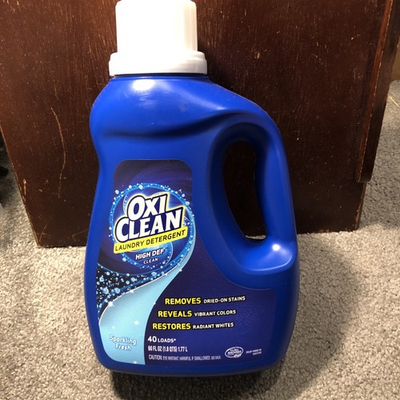 #ad Oxi Clean High Def Fresh Liquid Laundry Detergent SPARKLING FRESH 40 Loads 60oz $68.95