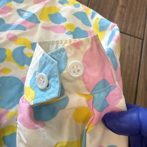 Bape Bathing Ape Cotton Candy Camo Reversable Jacket Size Tall 100% Nylon image 18