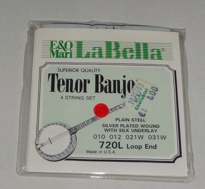 LA BELLA 720L TENOR BANJO 4 STRING SET MUTA
