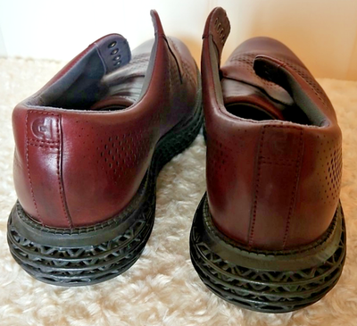 Cole Haan Mens Grand 360 11.5M Burgundy Leather Perforated  display picture 1