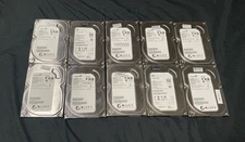 Lot of 1, 5, 10 Seagate Slim 500GB SATAIII 3.5 Hard Drive HDD
