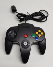 Official Nintendo 64 N64 Authentic Original NUS-005 Controller Black 9/10 TIGHT!