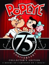 Popeye 75th Anniversary Collector's Edition - - dvd - Good