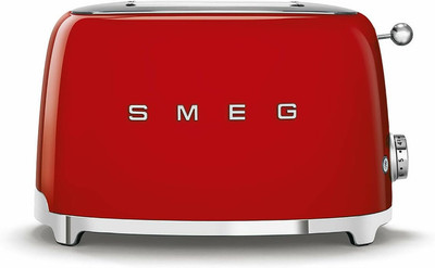 SMEG 2 Slice Toaster with 6 Presets and Defrost Function and Removable Crumb Tra