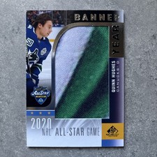 2020-21 SP Game Used Banner Year of QUINN HUGHES