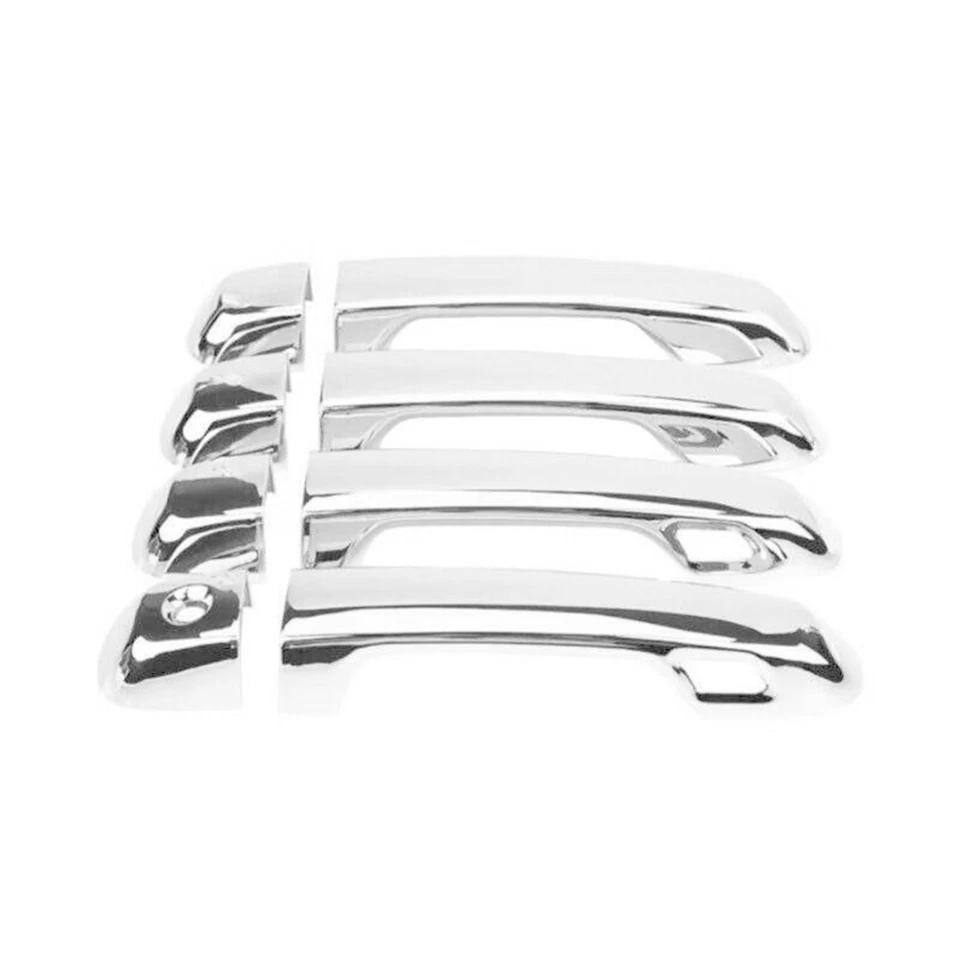 8pcs Chrome Exterior Side Smart Door Handle Trim Fit For Lexus LX570 2016-21 Foto 3 de 4