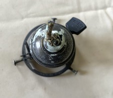 Antique Weber Electric Brass Paddle Switch Light Bulb Socket w/Shade Holder