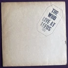 The Who Live at Leeds 1970 LP Rock/Mod 2406 001, A1/B1 1st Pressing Black Print