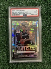 2023 PANINI CONTENDERS VICTOR WEMBANYAMA DRAFT CLASS-CRACKED ICE /25 POP 2