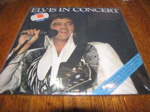 ELVIS PRESLEY - ELVIS IN CONCERT - SEALED RCA RECORDS DOUBLE LP APL 2-2587