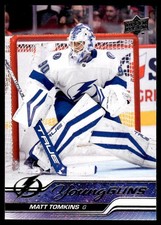 2023-24 Upper Deck Young Guns Matt Tomkins Rookie Tampa Bay Lightning #470