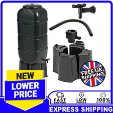100L Rain Collector Space Saving Super Slim Water Butt Rainwater Harvesting Kit