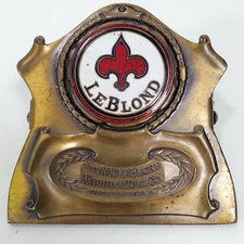 ANT 1920s Brass LeBlond Machine Tool Co OH Advertising Binder Paper Clip Makino