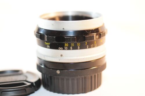 Nikon Nikkor-H 50 mm f/2 NO AI Nippon Kogaku PRIME LENTE LEER para F2 Nikkormat - Imagen 3 de 8