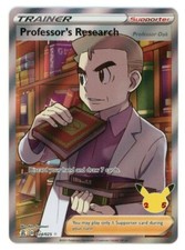 Professor's Research Full Art, 024/025, Pokemon: Celebrations, Ultra Rare, CB#7