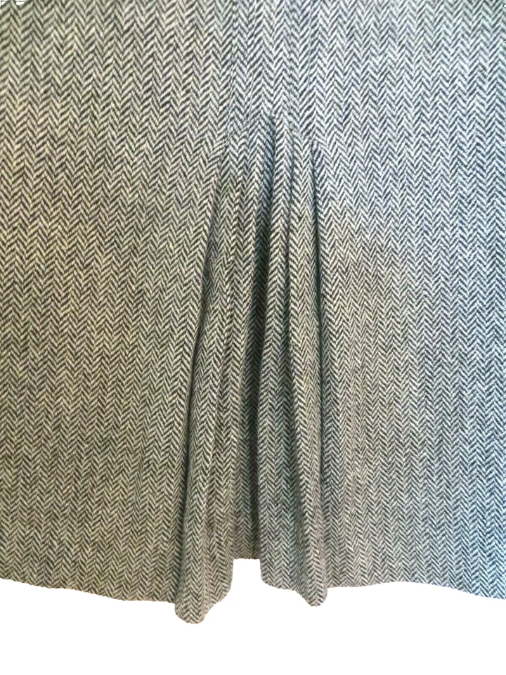 Винтажная юбка-карандаш из овечьей шерсти JOHN GALLIANO США 8 F 42 сделано во Франции - Изображение 4 из 4