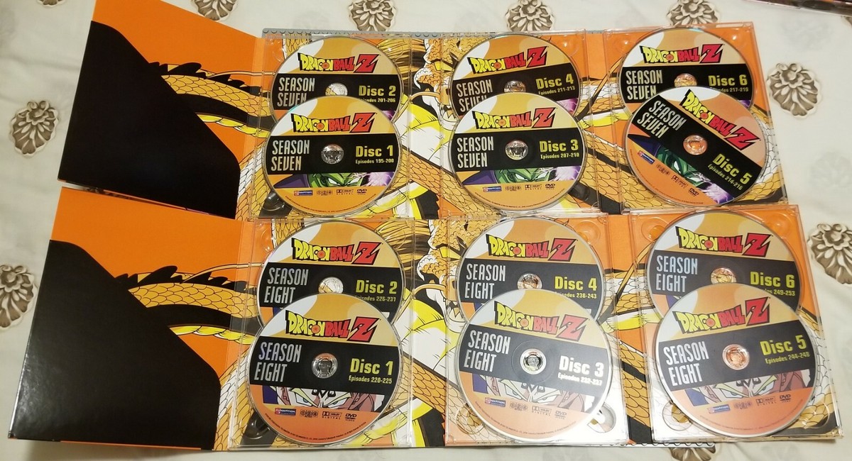 Dragon Ball Z Remastered Complete DVD Set Collection Orange