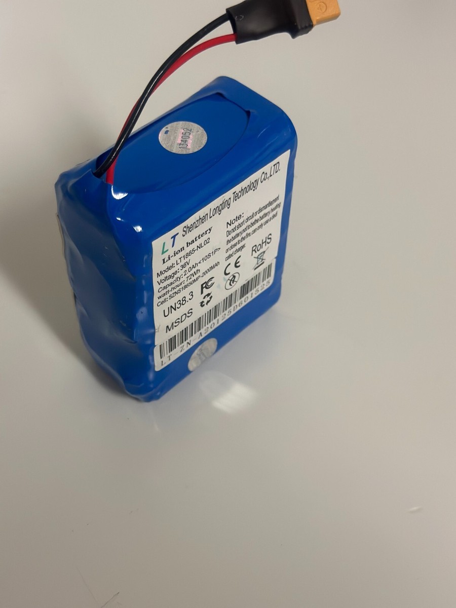 li　36 Li-ion battery, 36V Shenzhen Longting LT1865-NL02 2.0 Ah, 72Wh
