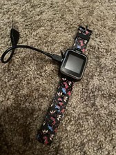 PlayZoom 2 Educational Smartwatch For Kids: Black Dinosaur Print