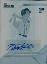 Reymond Fuentes 2009 TriStar Rookie Autograph Printing Press Plate Auto RC 1/1
