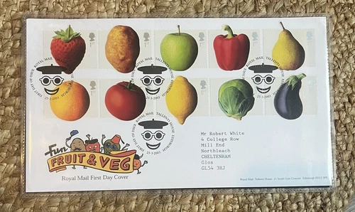 GB Royal Mail Fruit & Veg FDC