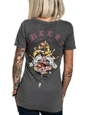 Womens Sullen Art Co Sullen Angels Beauty Family Love Top Tee T-Shirt XS-XXL