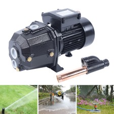 1 HP Shallow/Deep Well Jet Pump Convertible Pump w/ Ejector Kit Well Depth Up