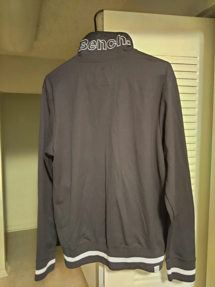 BENCH 男式运动夹克,尺寸 M,黑色 — 第 4/4 张图片