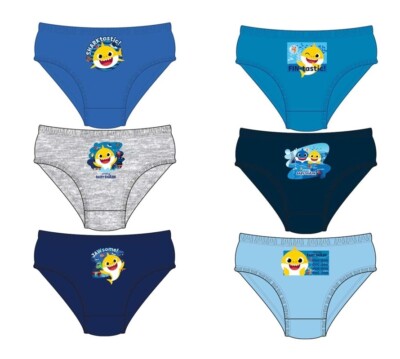 6er-Pack Jungen Kinder Baby Hai Slips Slips Hose Unterwäsche Alter 1-5 Jahre