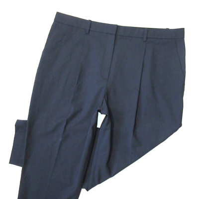 NWT Theory Pleat Treeca in Nocturne Navy Traceable Stretch Wool  display picture 1