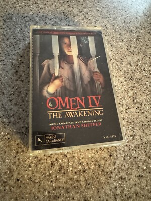 Omen IV The Awaking Original Soundtrack 1991 Cassette Tape NM