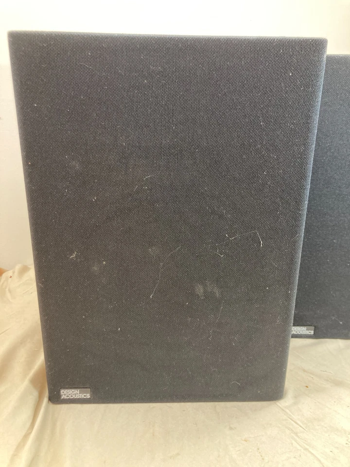 Design Acoustics PS-8X Vintage Speakers Pair 8 Ohm Walnut Finish Audiophile - Image 2 of 4