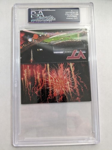 FRANK BEAMER auto Virginia Tech Hokies PSA/DNA Signed Certified Business Card - Picture 3 of 4