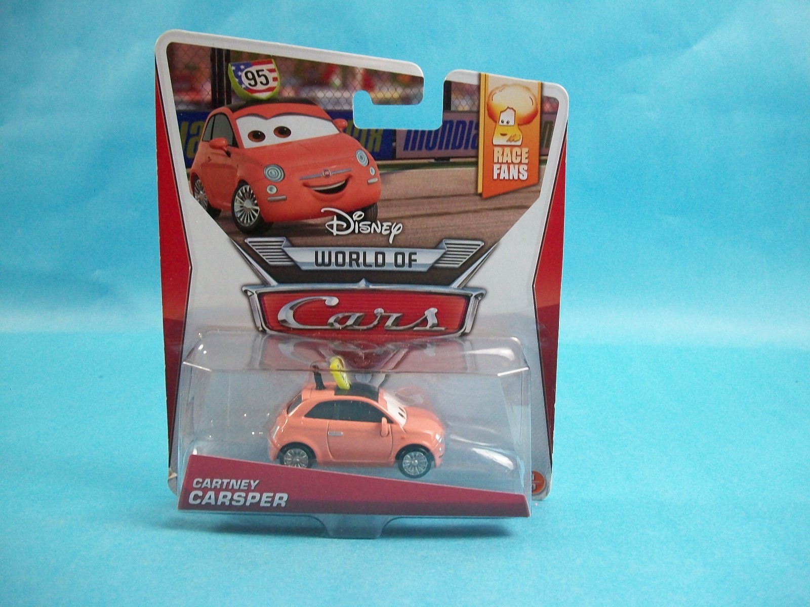 Disney Cars Rv Rase Fans Disney Pixar World of Cars Race Fans CARTNEY CARSPER #1/9 2013 | eBay