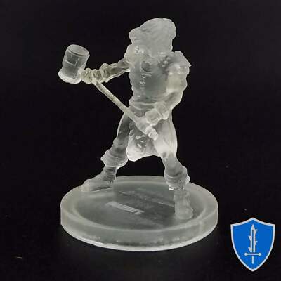 Invisible Half-Orc Barbarian - Monster Menagerie 2 #19 D&D Rare Miniature