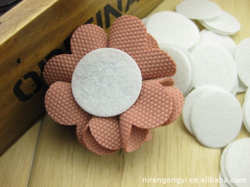 Craft DIY Felt Pads Round Fabric Pads White Patches Arts Craft 15-50mm Free Ship - Picture 5 of 14