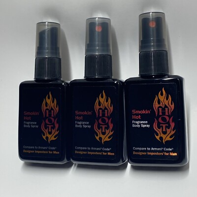 Men's Designer Imposters Fragrance Body Spray 1.5oz Each Pack of 3