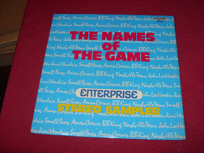 Names of the Game, Enterprise Recprds sampler 1973, Hendrix, Small Faces, LP