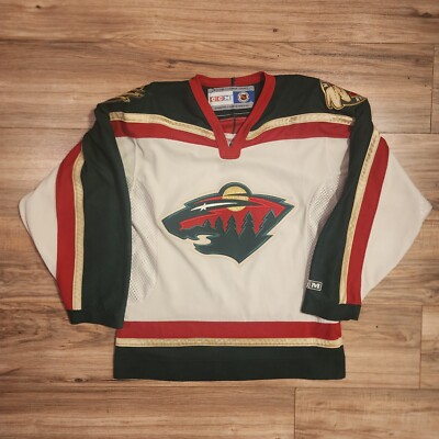CCM Minnesota Wild Blank NHL Hockey Jersey, Size Small