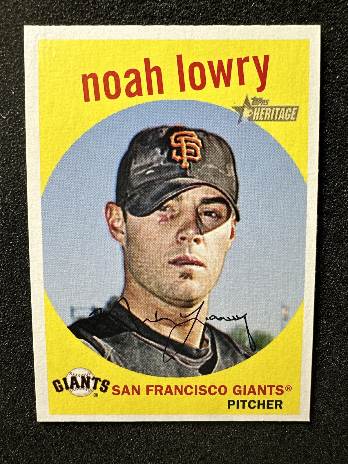 NOAH LOWRY #420 2008 Topps Heritage QTY San Francisco Giants  